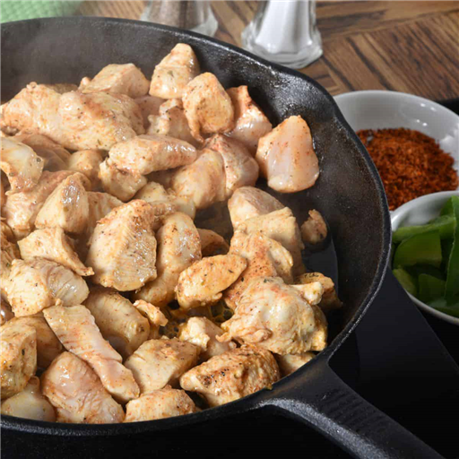 Free-Range Chicken Diced Boneless and Skinless (500g)