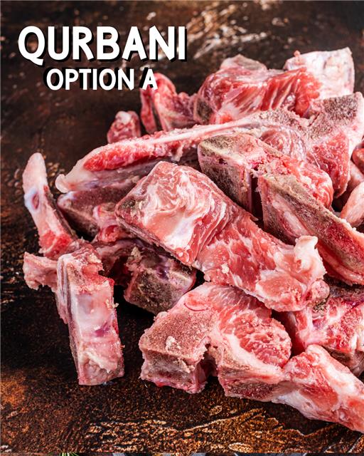 Abrahams Qurbani Lamb Option A: Diced on Bone