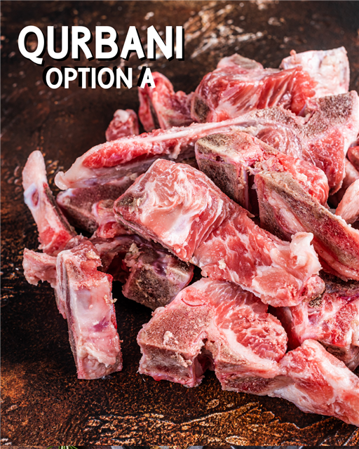 Abrahams Qurbani Lamb Option A: Diced on Bone