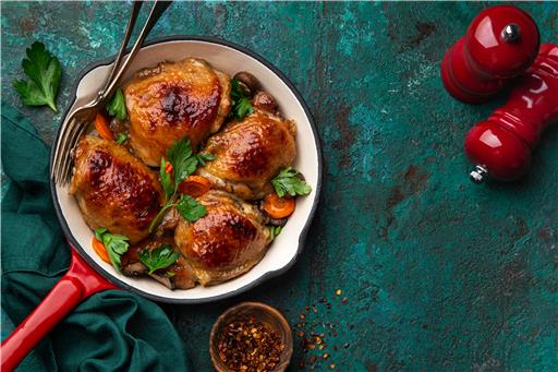 Marinated Free-Range Chicken Thighs