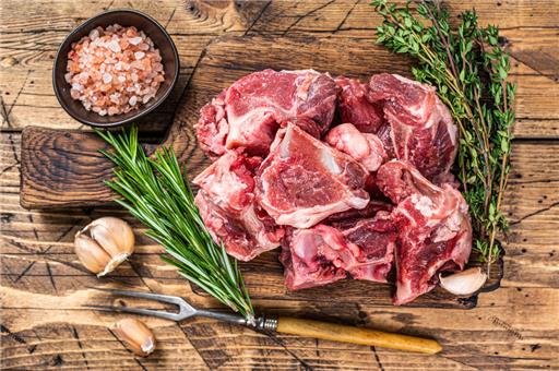 Abraham's Tayib Mutton Diced on Bone (500g)