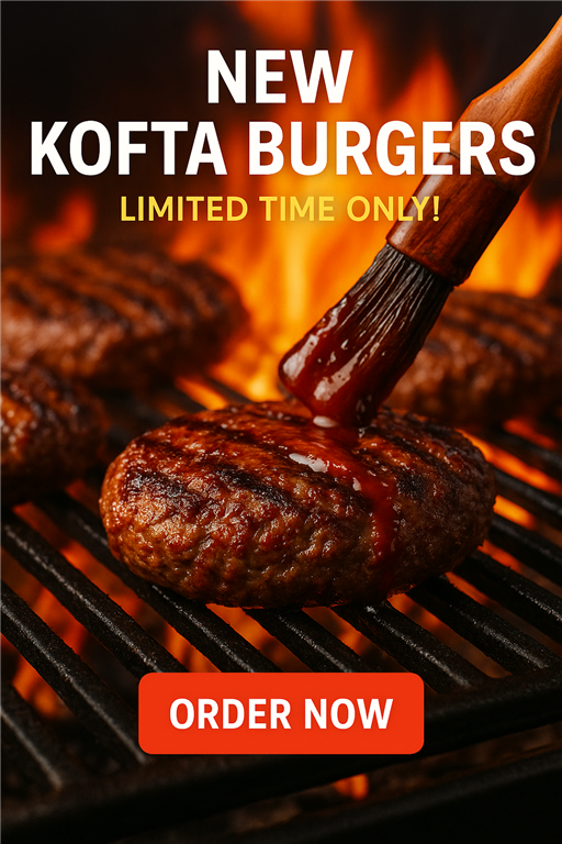 Angus Kofta Burger 4x 120g