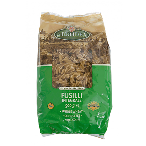 Organic Wholewheat Fusilli (500g)