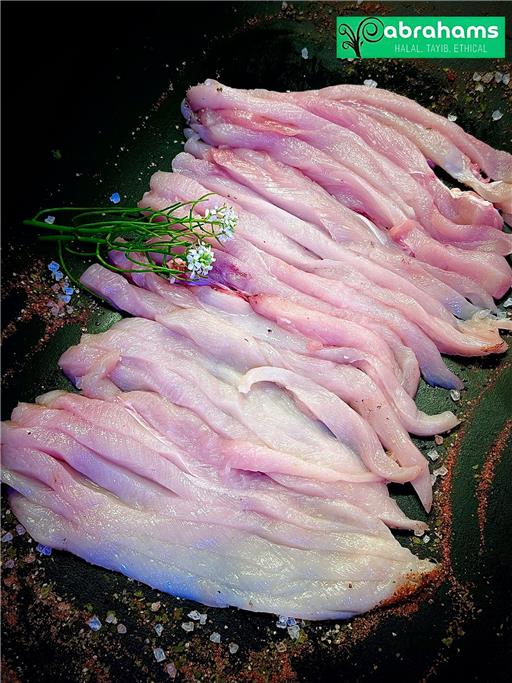 Abraham's Tayib Chicken Breast Strips - Skinless (400g)