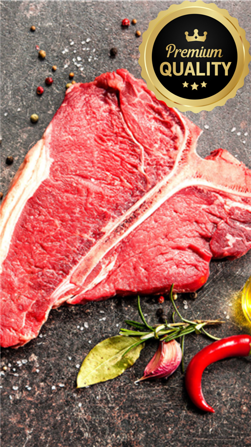 Angus T-Bone Halal Steak (700g)