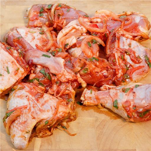 Abraham's Tayib Chicken Diced On Bone With Skin (1.8kg)