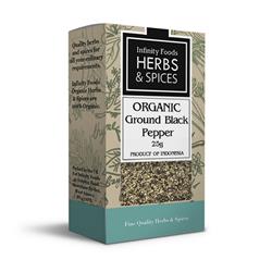 Organic Ground Black Pepper (30g)