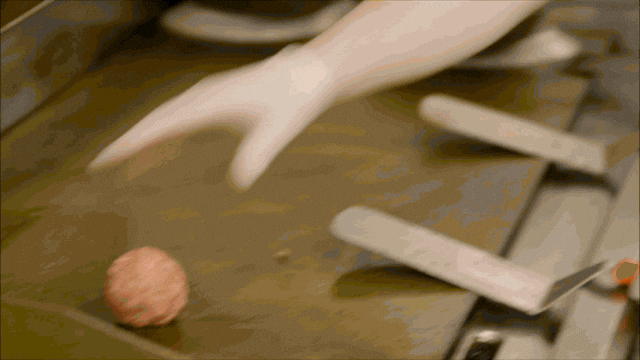 Smash burger sizzling gif